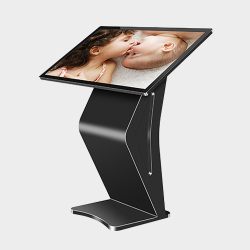 Black Color K shape Touch Screen Kiosk