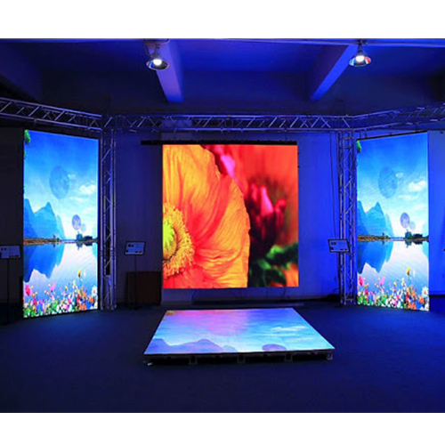 Indoor roof ceiling mount Die Casting P5 LED Display Screen